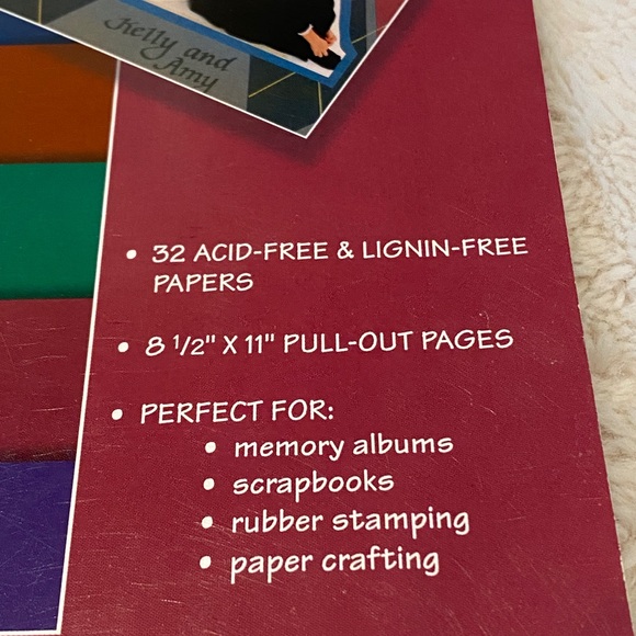 Bundle of 3 Paper Crafts Crafting Books & Acid-/Lignin-Free Color Sheets EUC - Picture 5 of 9